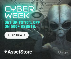 Cyber Week Sale is Live! 150 More assets on sale. The Cyber Week sale ends on December 11, 2023 at 7:59:59 PT.