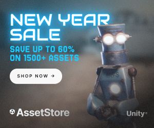 Unity’s New Year sale is LIVE and features more than 1500 assets up to 60% off. NYS24.  The sale will is now live, and ends January 10, 2025 7:59:00 AM PT.